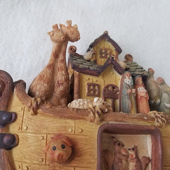 Noah's Ark Resin Statue W0094 animals pairs Tii Collections resin figurine bible - Picture 7 of 11